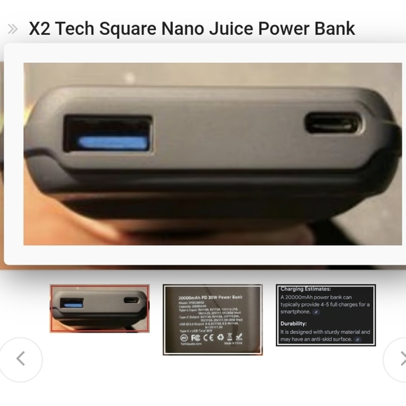 Tech² Silver Power Bank - Picture 4 of 4